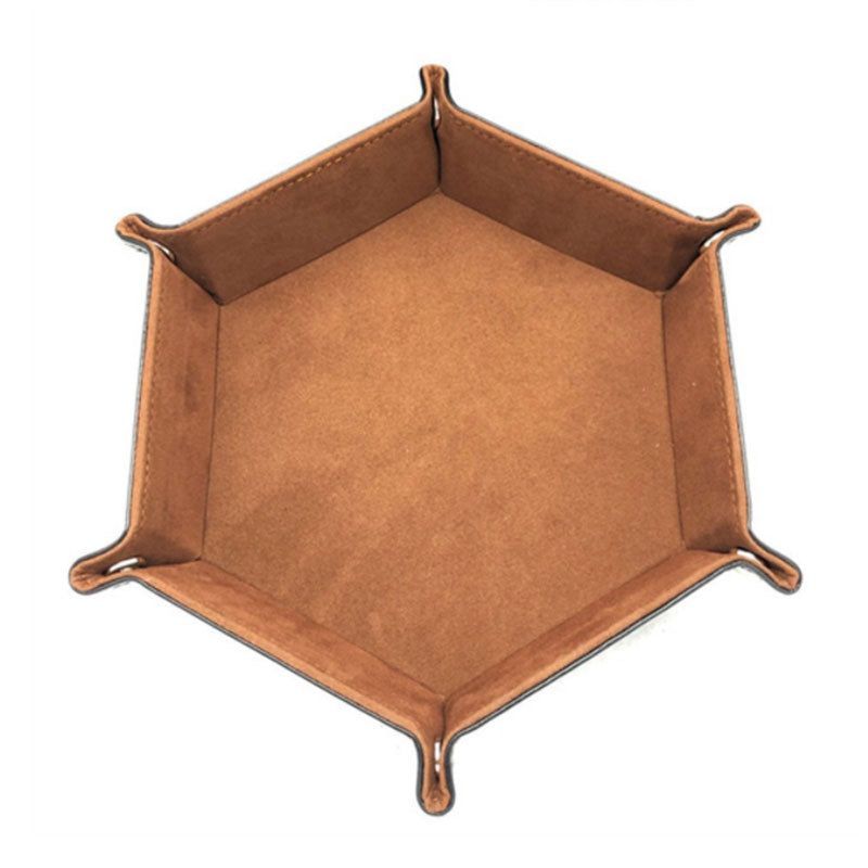 Foldable Hexagon Dice Trays