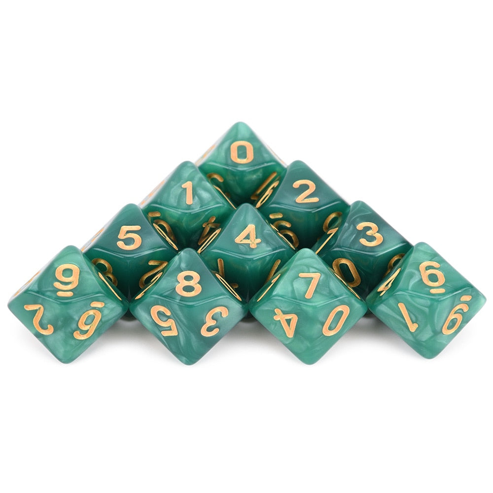 Solid D10 (set of 10)