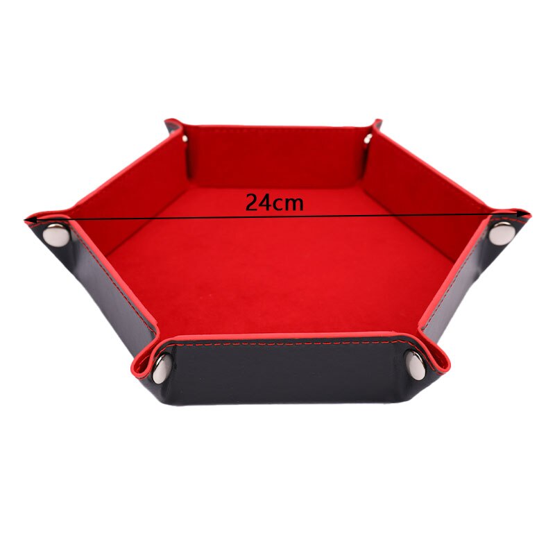 Foldable Hexagon Dice Trays