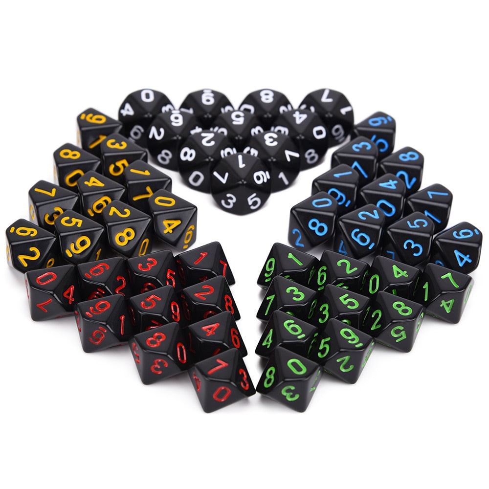 Solid D10 (set of 10)