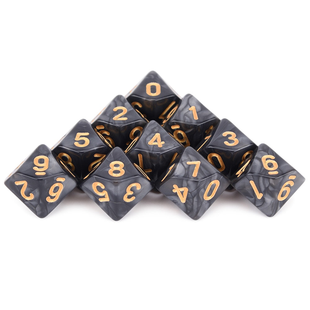 Solid D10 (set of 10)